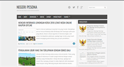 Desktop Screenshot of negeripesona.com