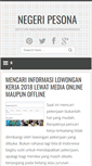 Mobile Screenshot of negeripesona.com